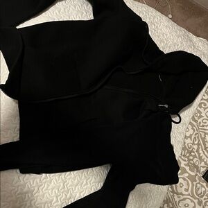 Classic Black Zip-Up Hoodie